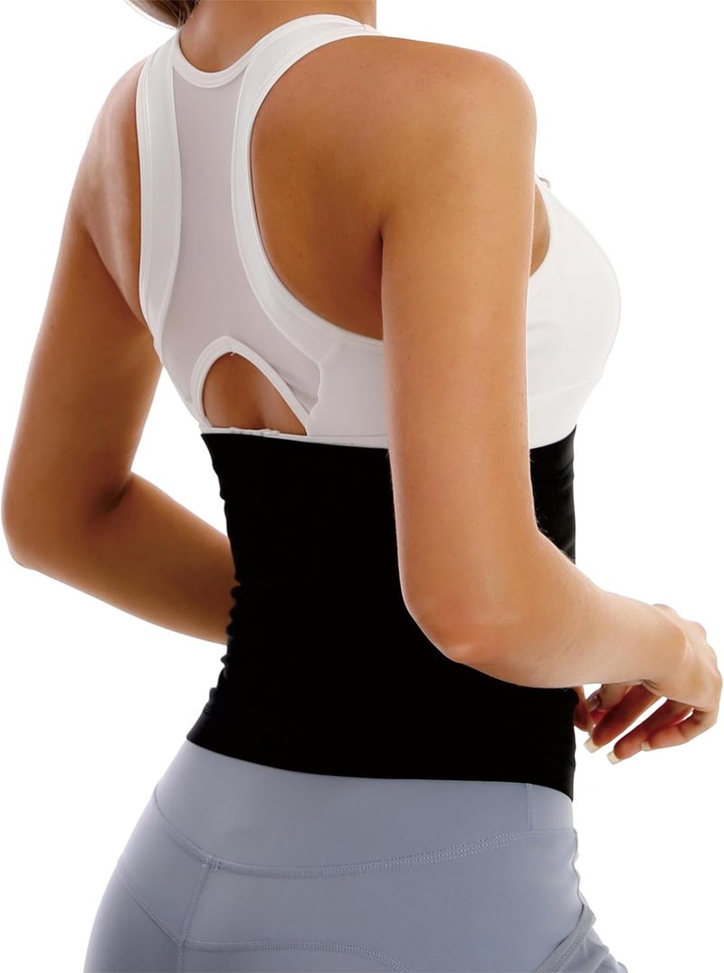 Sauna Suit Waist Trainer - Adjustable Waist Cincher for Women | Slimming Trimmer for Lower Belly Fat