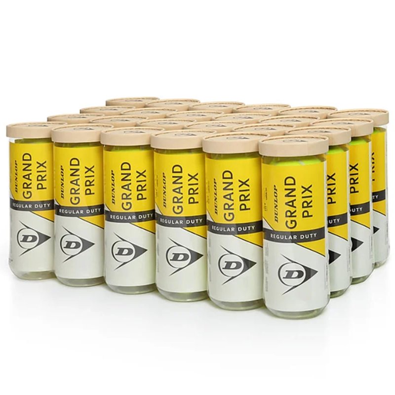 Dunlop Grand Prix Tennis Balls (24 Can Case (72 Balls), Regular Duty)