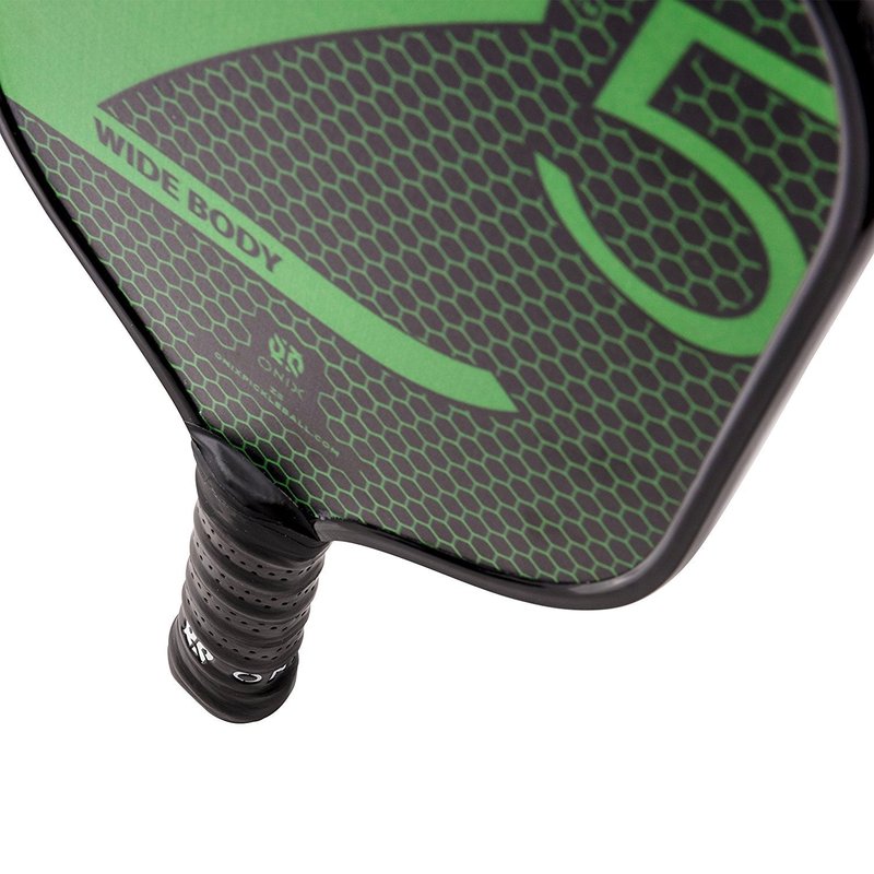 Onix Z5 Graphite Pickleball Paddle (Green) with Cushion Grip and Green Paddle Cover