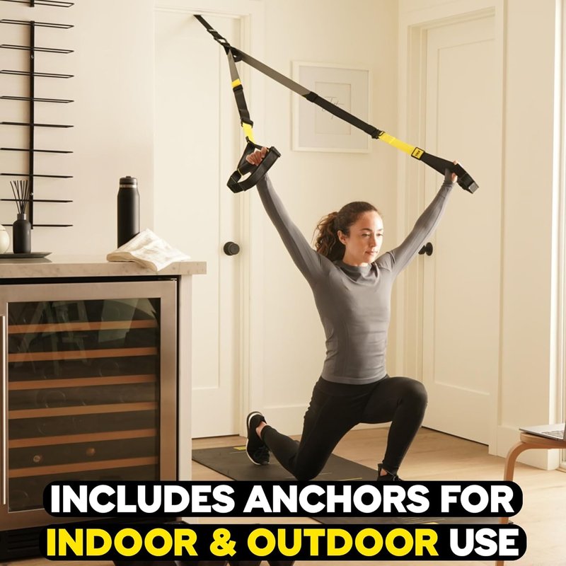 TRX Pro3 Home Gym System - Professional Suspension Trainer for Strength Training & HIIT | Durable Indoor & Outdoor Use