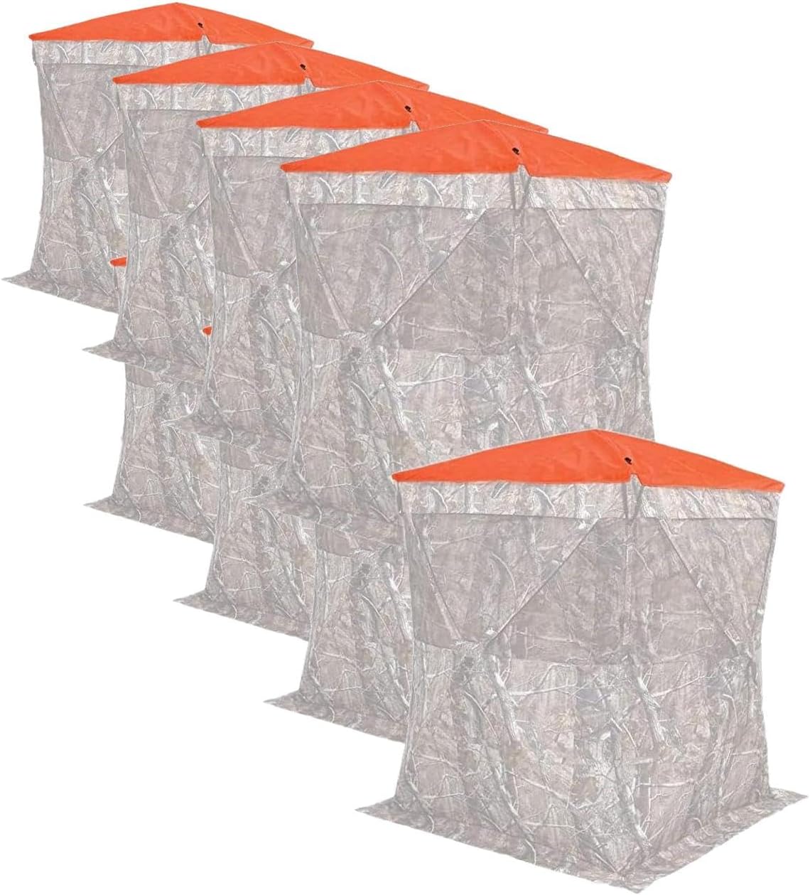 Ameristep Blaze Orange Cap - Lightweight Packable Safety Cap for Hunting Blinds | Durable Design