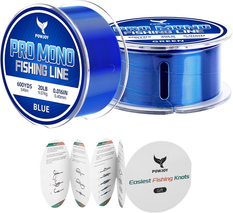 Pro Monofilament Fishing Line - Strong, Tangle-Free Nylon String for Big Fish | UV Resistant, 15-80LB Options