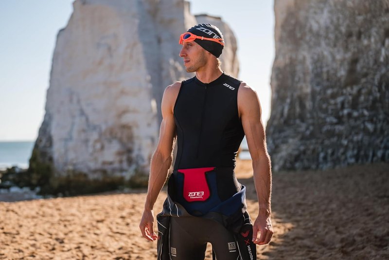 ZONE3 Men's Activate+ Sleeveless Tri Suit - Lightweight, Quick-Drying Triathlon Gear | Perfect for Racing