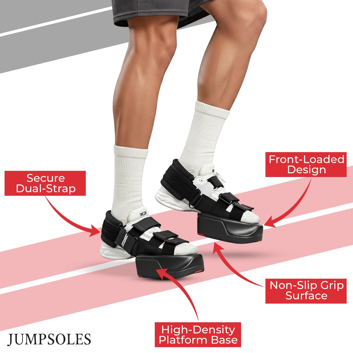 Jumpsoles Jump & Speed Training System 5.0 Mens Large Black