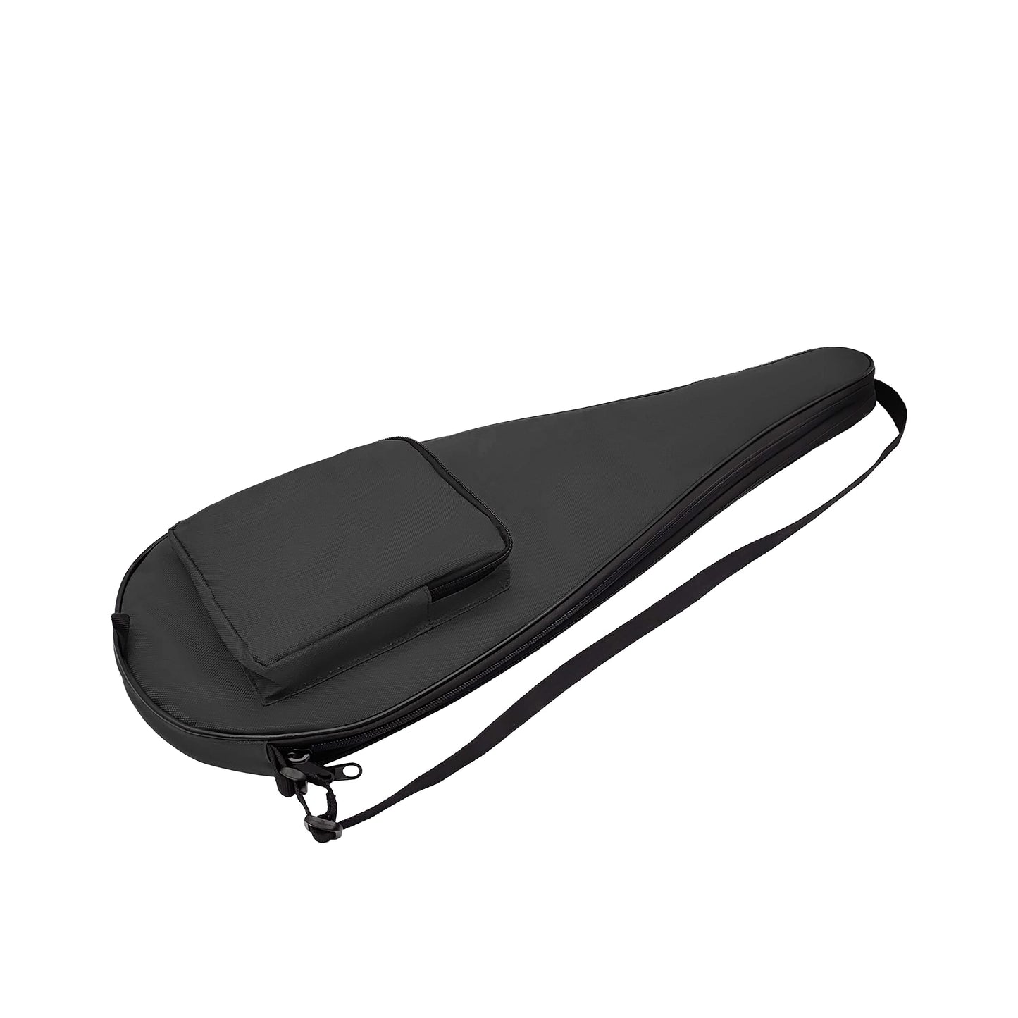 Silfrae Full Size Squash Racquet Cover Racquet Bag for 2 Squash Rackets (Black)