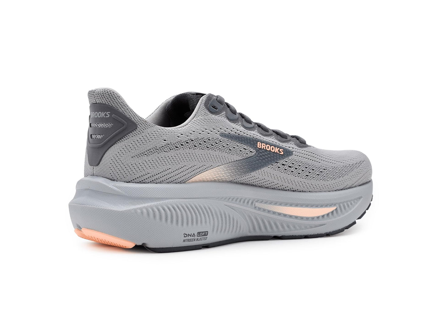 Brooks Women's Ghost 17 Alloy/Blackened Pearl/Peach 6 Medium