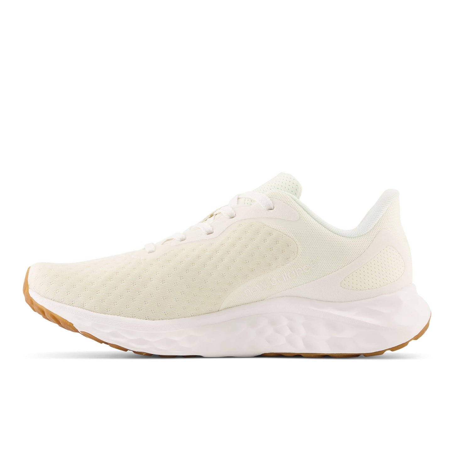 New Balance Women's Fresh Foam Arishi V4 Running Shoe, Raw Sugar/Gum, 8 Wide