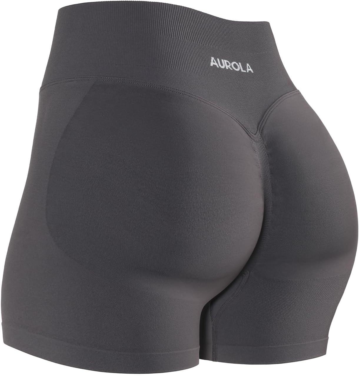 Aurola Workout Shorts for Women - No Roll-Up, Squat-Proof, Seamless Compression | Sizes 2.5-6.5