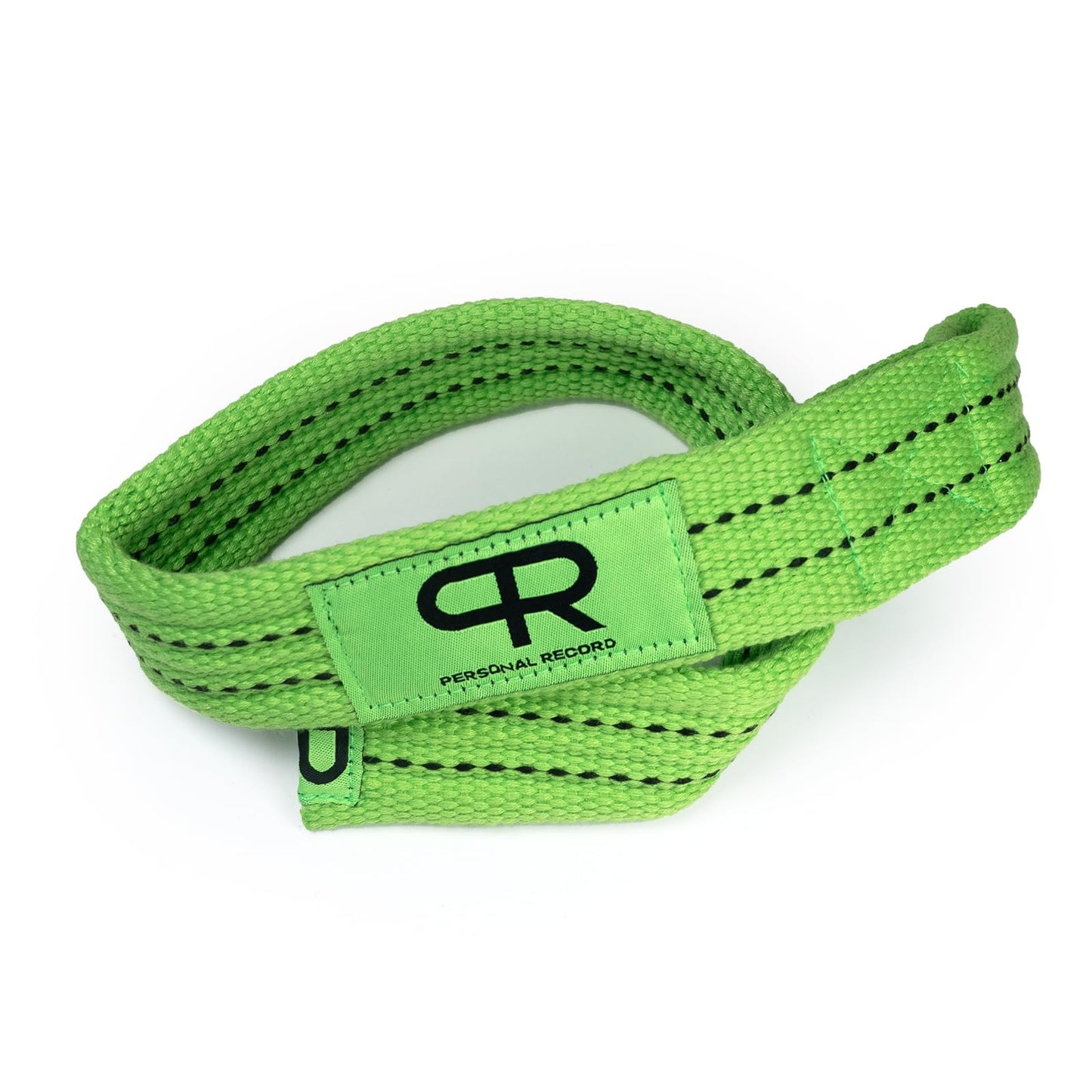PR Lifting Straps for Weightlifting – Heavy Duty Deadlift Straps with Extra Thick Material for Grip & Wrist Support – Gym Wrist Straps for Powerlifting, Bodybuilding, Strength Training (Neon)