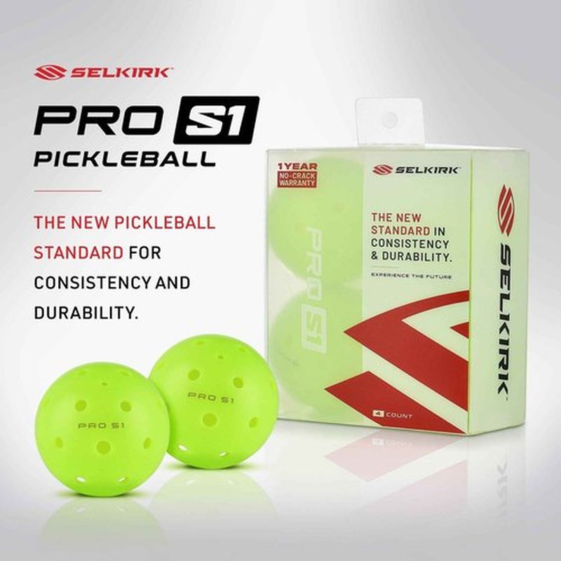 Selkirk Sport SLK Helix Pro Patriot Pickleball Paddle & Pro S1 12pk Pickleball Ball Bundle