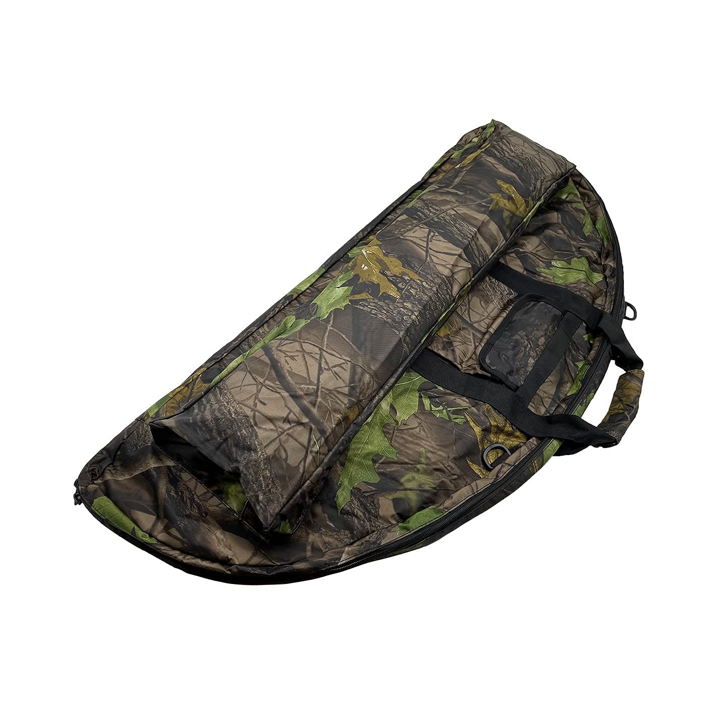 Silfrae Compound Bow Case Soft Bow Padded Case Light-Weight Bow Carry Bag with Arrow Pocket (Treecamo, S)
