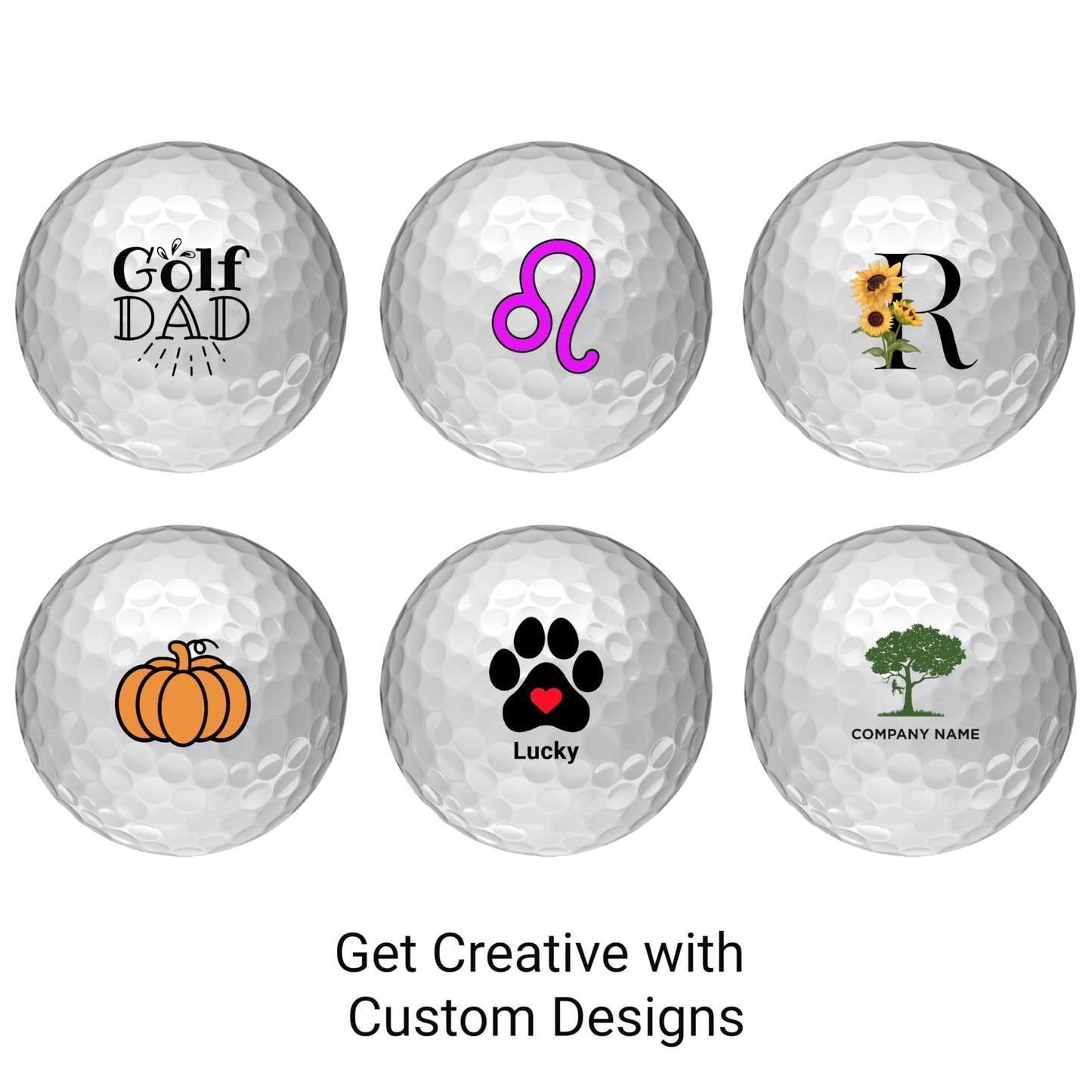 Titleist Pro V1 Custom Golf Balls | Personalized Logo Golf Balls | 12 Pack (1.125 Inch, White, Urethane, Multi-Layer)