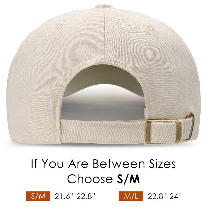 spxkd Baseball Cap for Men Women Washed Cotton Unstructured Black