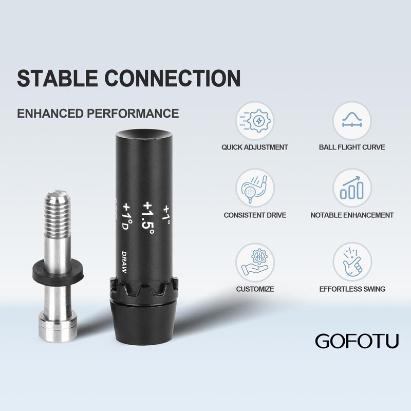 Gofotu .335 TIP Golf Adapter Sleeve Driver Compatible with Cobra Golf King F9, F8, F7, Fly-Z RH,Speedzone,Aerojet,Dark Speed Driver