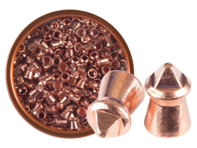 Gamo, Luxor Cu Sharp Pyramid Shaped .177 Caliber Hunting Pellet, Copper, Pyramid Shape. Non-Lead, Copper Layer, 5.2 Gr. 150 Pellets