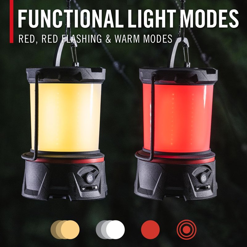 COAST EAL55R Dual Color LED Emergency Light, 3000 Lumen, 10+ Nights of Light, Variable Light Control, Durable for Outdoor & Survival, Black