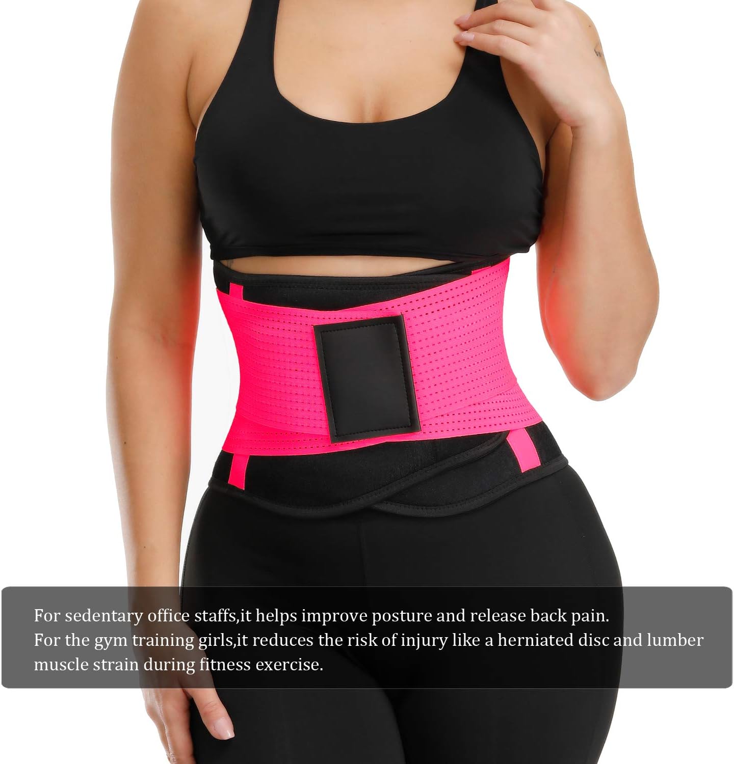 VENUZOR Waist Trainer Belt for Women - Slimming Waist Cincher & Body Shaper | Adjustable Size for Comfort