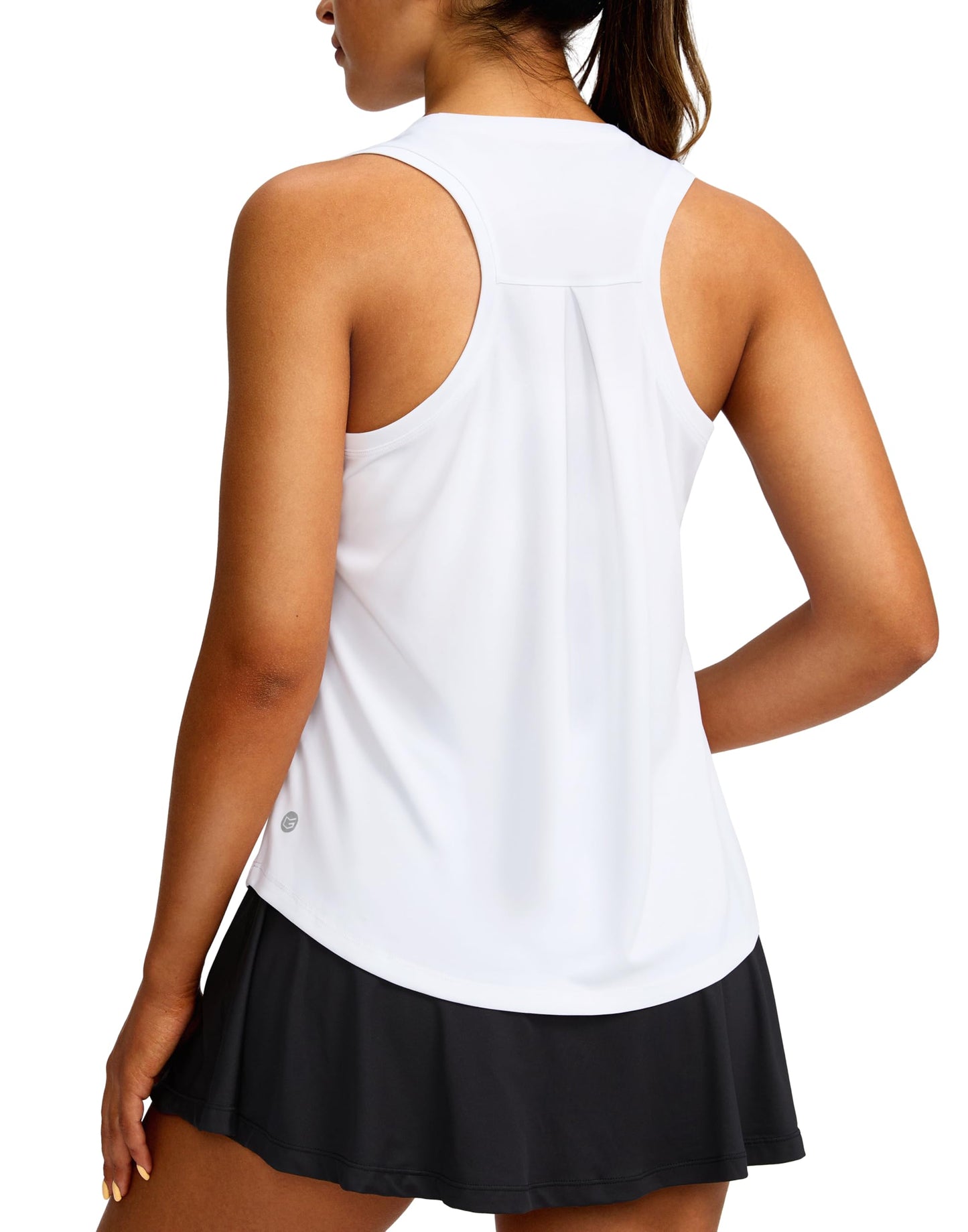 Women's Workout Tops Racerback Athletic Tank Tops Sleeveless Loose Fit Yoga Running Gym Shirts for Women(Sage,S)