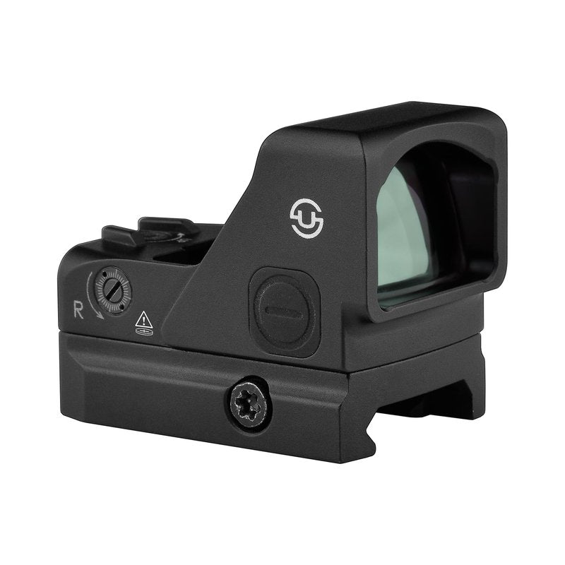 ZULISY Oak 3 MOA Green Dot Sight – for RMR/407C Footprint EDC Pistol, 1x24mm Full Size Open Reflex Optic, Shake to Awake, Waterproof & Shockproof, with Low Picatinny Tactical Hunting Mount