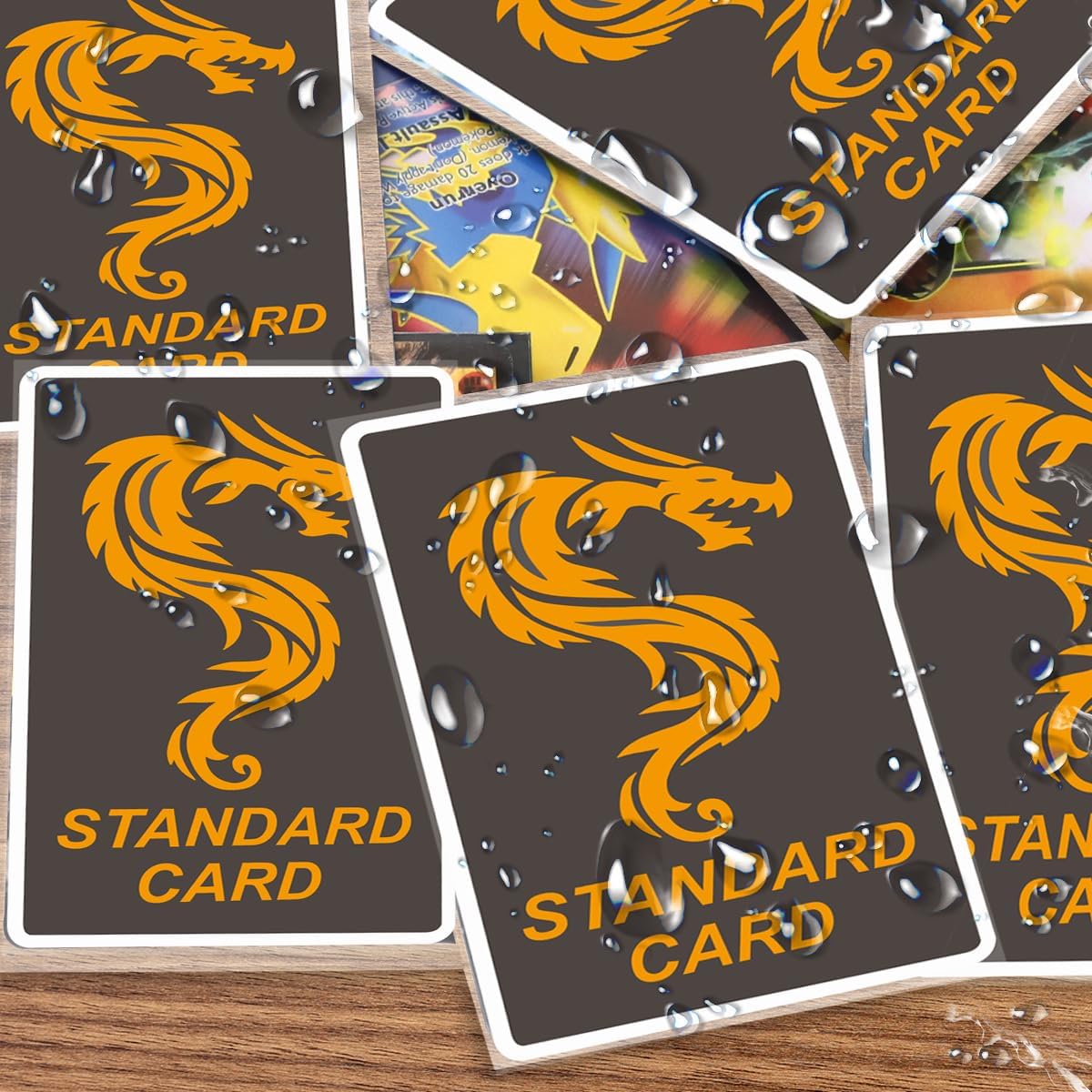 Clear Trading Card Sleeves - 500 Pack Soft Polypropylene Protectors for Football, Magic, Baseball & Yu-Gi-Oh!