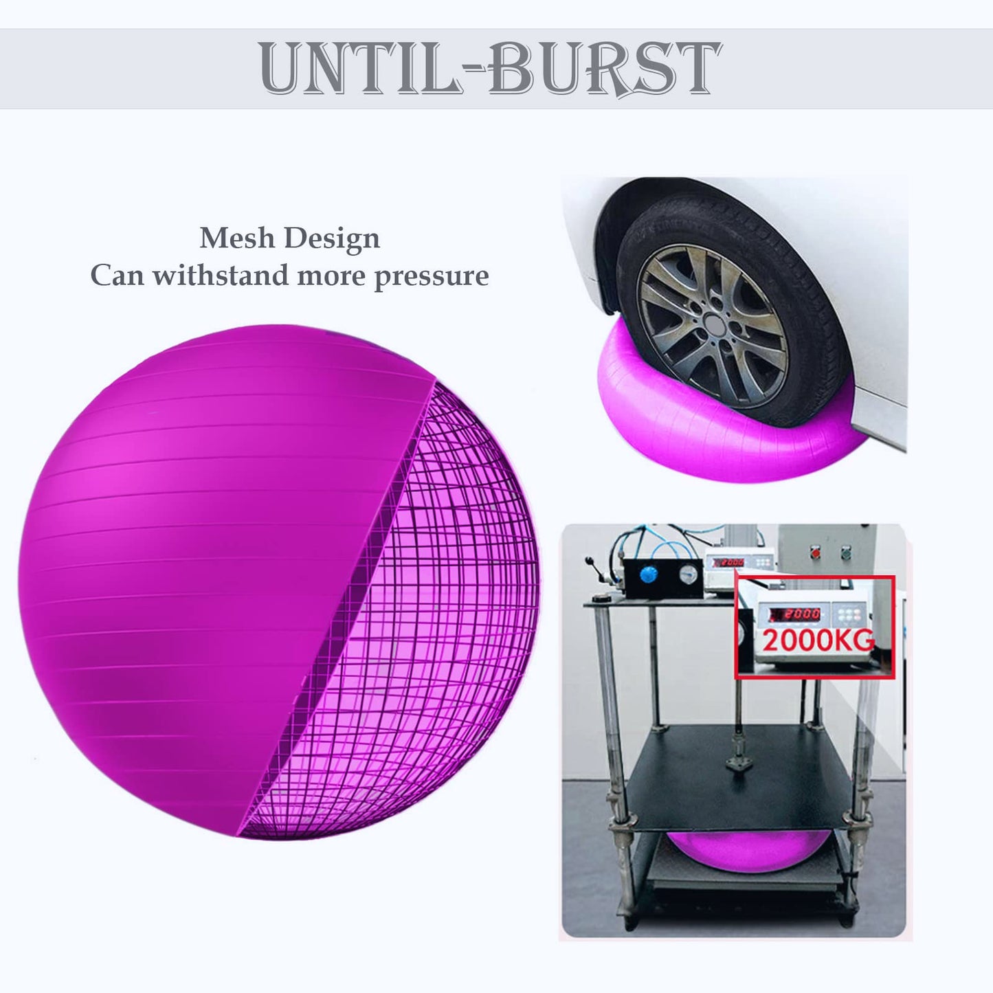 Soft Exercise Ball, Yoga Pregnancy Ball Chair, Pilates Equipment with Pump