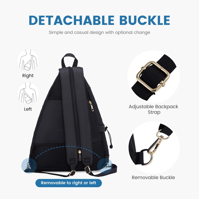 Sucipi Pickleball Bag for Women, Pickleballs Backpack with Fence Hook Reversible Quilted Crossbody Sling Bags Tennis Bags Backpack Pickle Ball Paddle Bag-Holds Paddles, Pickleballs Accessories