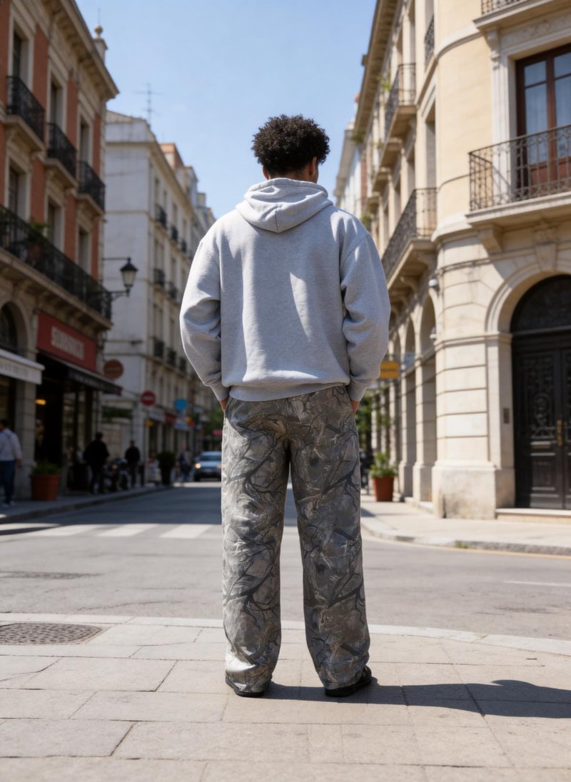 Piuntersite Men's Camo Sweatpants Loose Fit Joggers with Elastic Waist Pockets Quick-Dry Hunting Hiking Workout Athletic Pants Brown L