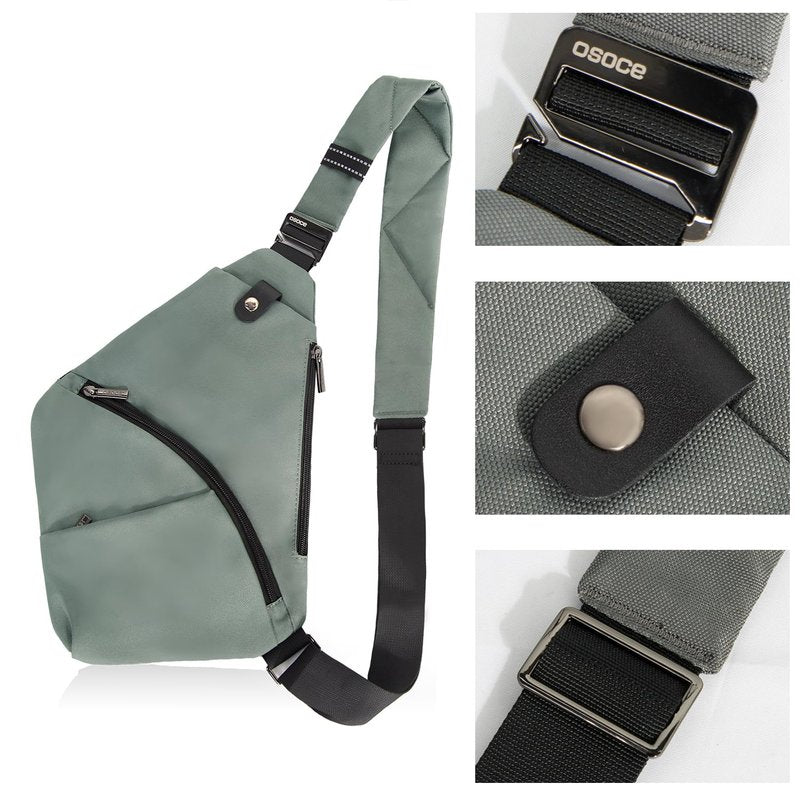 OSOCE Sling Bag for men, Anti Theft Crossbody bags for women