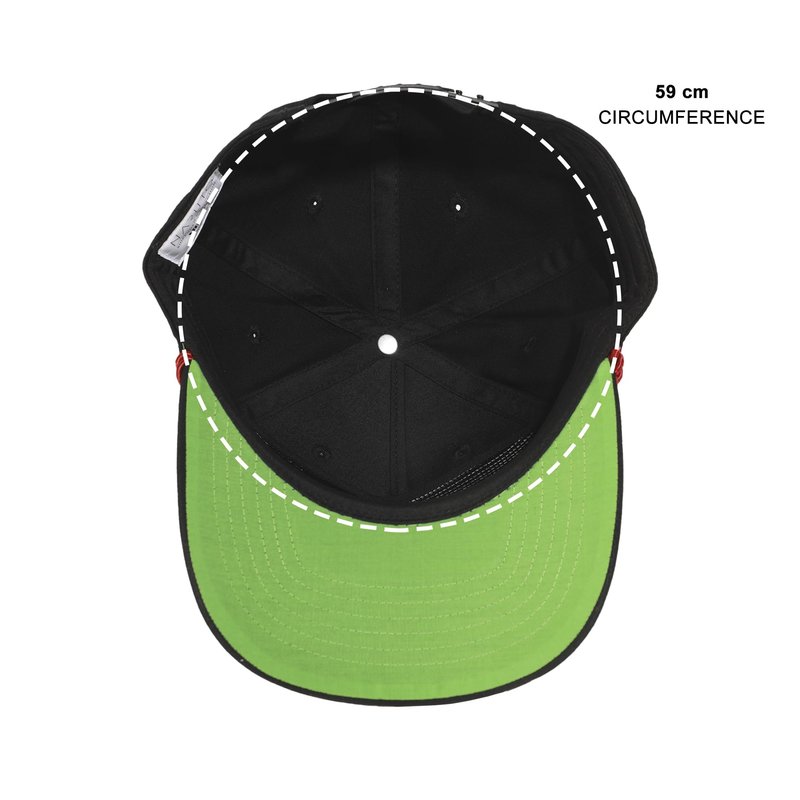 Naruto Embroidered Akatsuki Cloud Black Retro Grandpa Snapback Hat