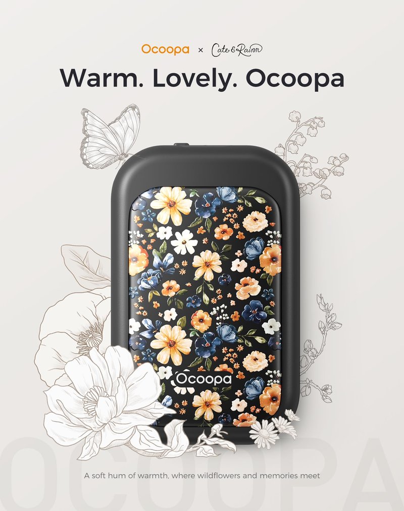 OCOOPA Magnetic Rechargeable Hand Warmers 2 Pack, Card-Style Electric AI Hand Warmers 5000mAh, Pocket Portable Hands Heater, UL Certified, for Men Women, Hunting Essentials, UT4 Young