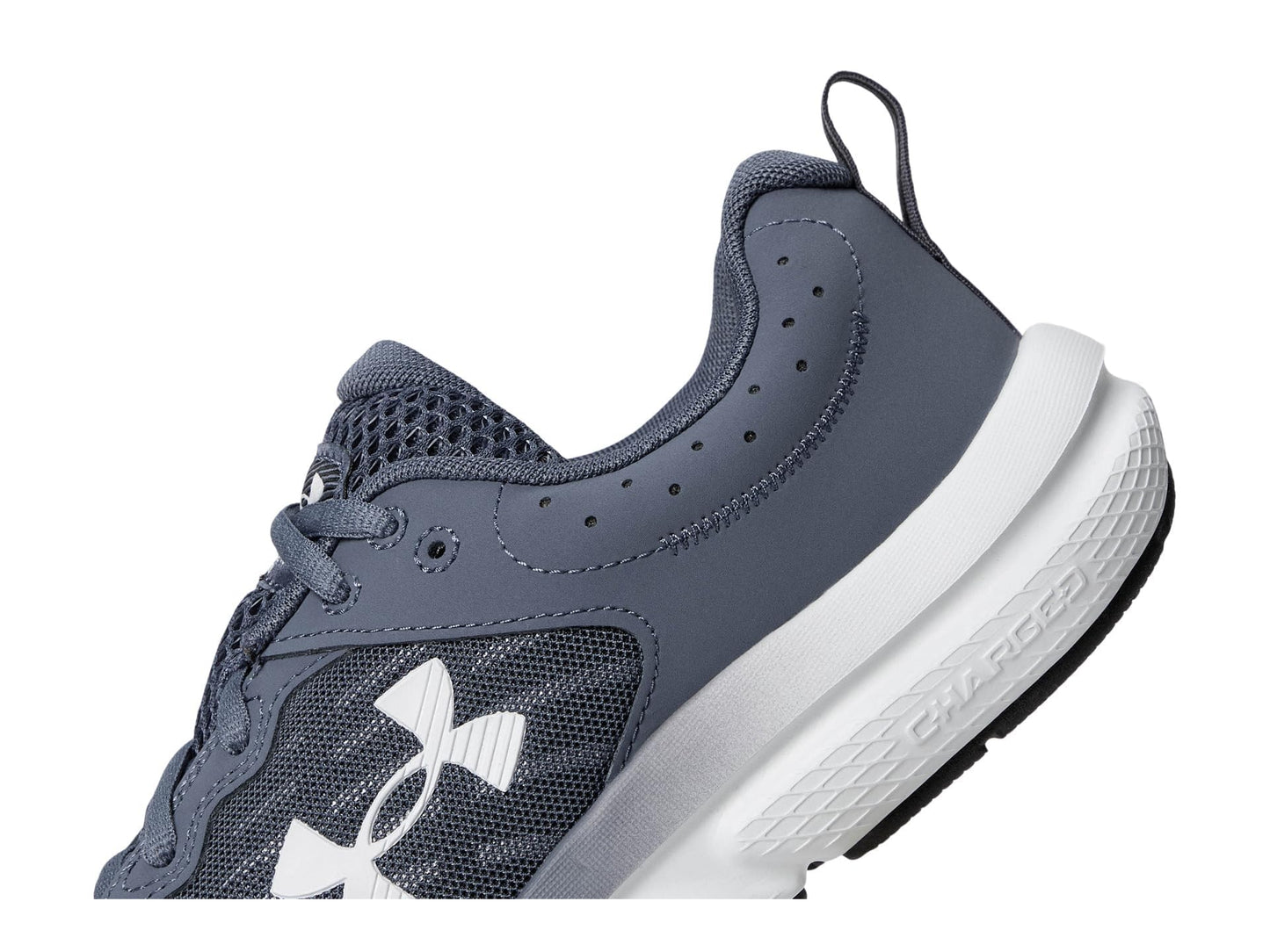 Under Armour Men's Charged Assert 10 Shoes, Downpour Gray/Downpour Gray/Halo Gray, 10