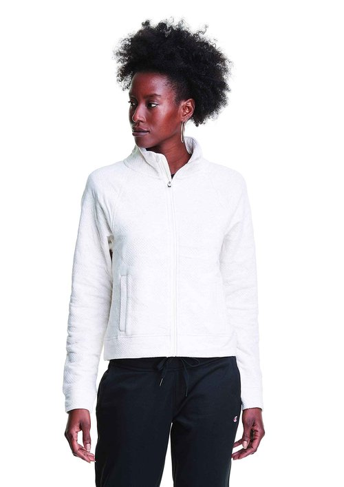 Champion Women's Sport Soft Touch Double Knit Camo Jacket