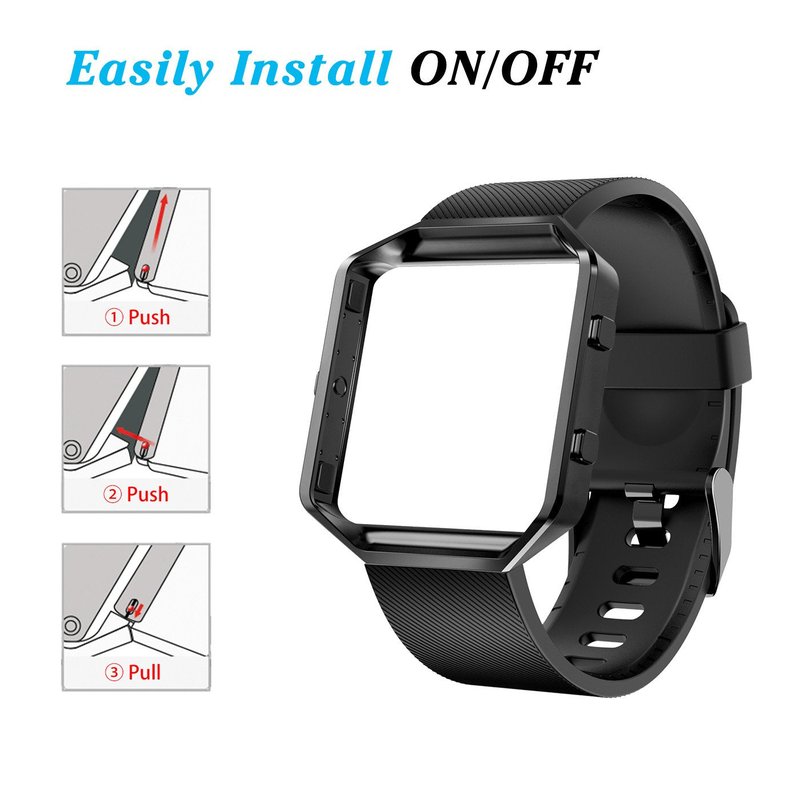 LEEFOX Compatible with Blaze Bands and Frame, Large Small Accessories Replacement Wristbands Strap for Women Men,No Tracker