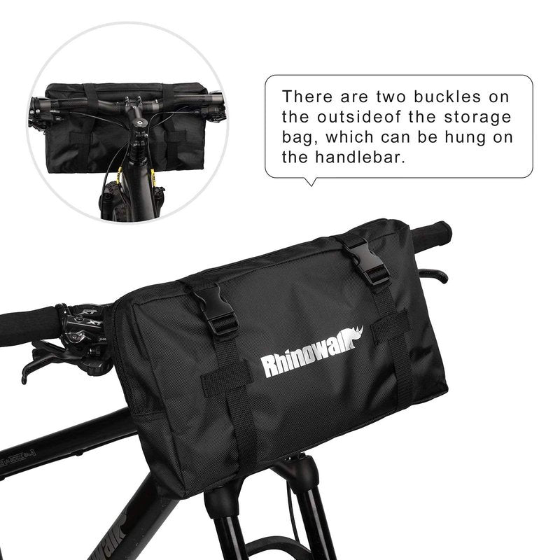 Rhinowalk Folding Bike Bag - Waterproof Bicycle Travel Case Outdoors Bike 26 to 27.5 inch Transport Bag for Cars Train Air Travel