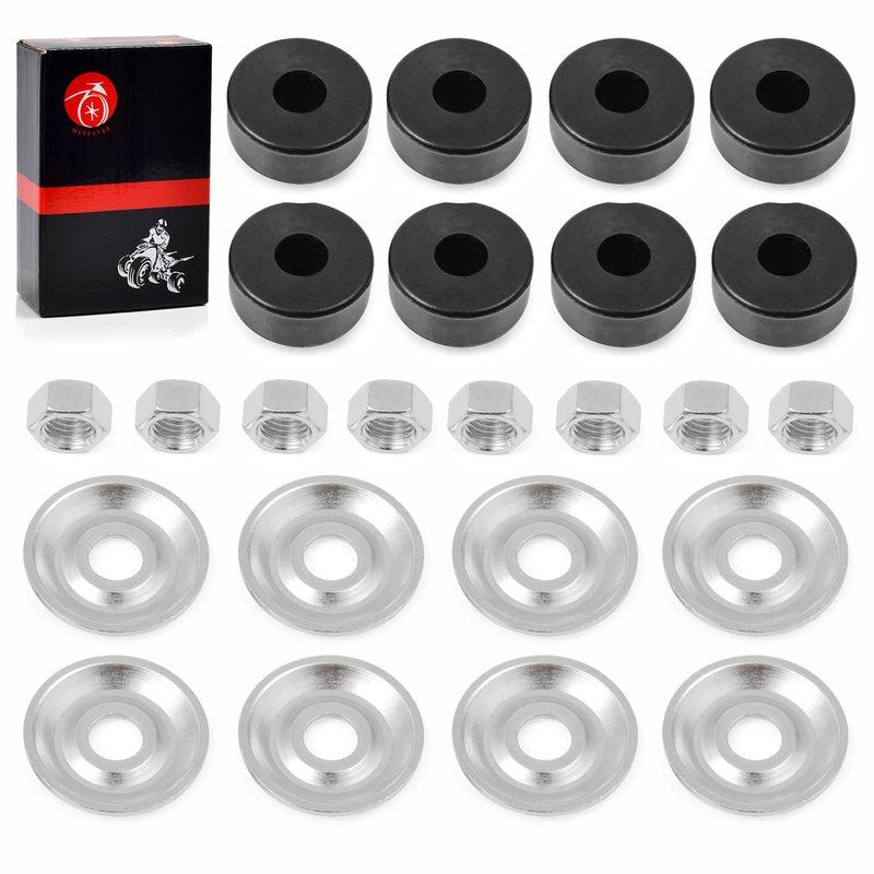 Shock Bushing Kit Front Rear Compatible with EZGO Golf Cart TXT Marathon DS Precedent 1982-Up