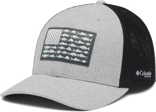 Columbia PFG Logo Mesh Ball Cap - Unisex Fishing Hat | Adjustable Fit