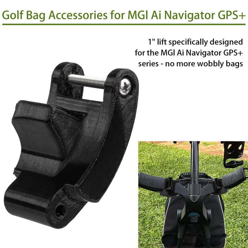 Ignalu Golf Bag Accessories Compatible with MGI Ai Navigator GPS+, Enhanced Stability Golf Bag Stabilizers and Stand to Eliminate Bag Twisting(A Pair)