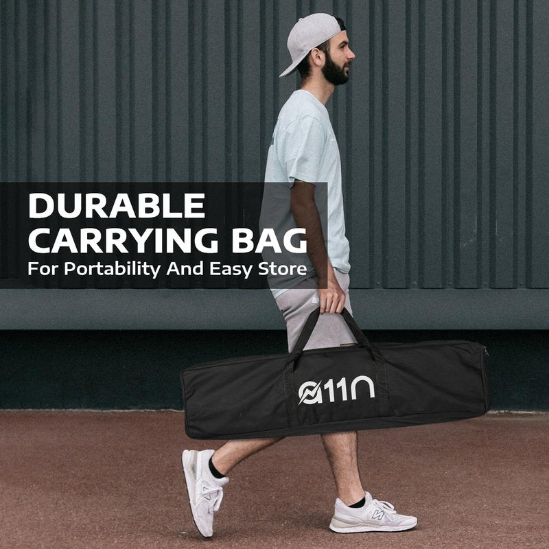 A11N SPORTS Portable Pickleball Net System, Designed for All Weather Conditions with Steady Metal Frame and Strong PE Net, Regulation Size Net with Carrying Bag