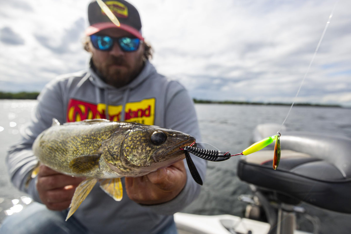 Northland Tackle Eye Candy Riggin Leech Floating 6" Soft Plastic Leech Lure for Walleye Fishing Jigs, Rigs, & Harnesses, Natural, 5 Baits Per Pack