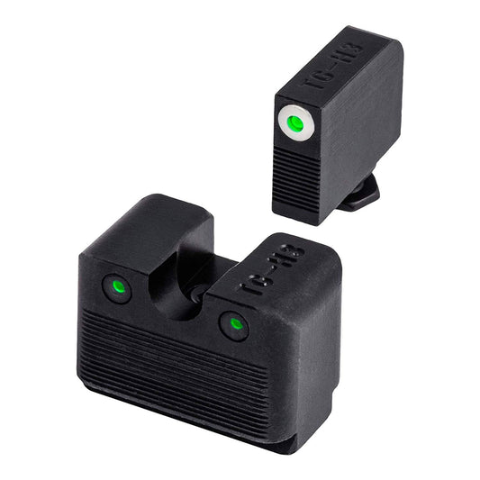 TruGlo Tritium Compact Pro Glow in the Dark Gun Glock Pistol Sight with Focus Lock Ring for Glock MOS 20, 21, 25, and More