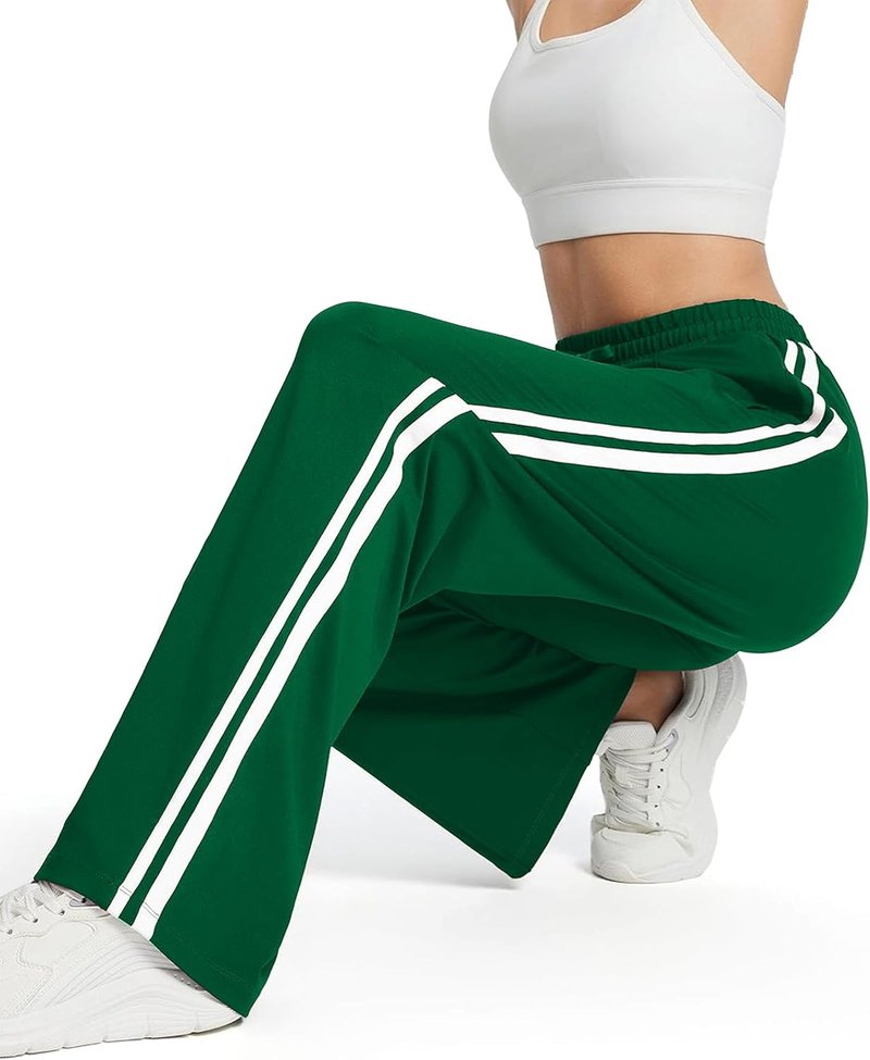 Women's Track Pants - Loose Straight Leg Jogging Sweatpants for Athletic Running | 28-36 Inseam
