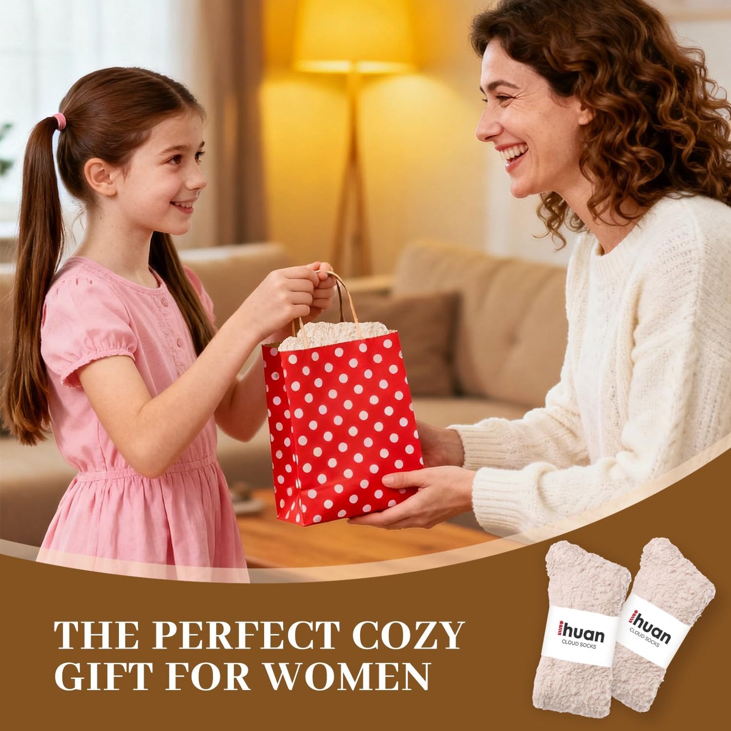 Cozy Cloud Socks for Women & Men - Warm, Fuzzy Winter Slipper Socks | Fluffy Comfort