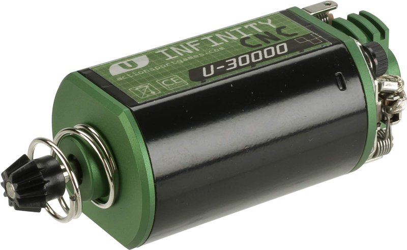 Evike - ASG Infinity CNC Custom AEG Airsoft Motor (Type: Short Axle/U-30000)