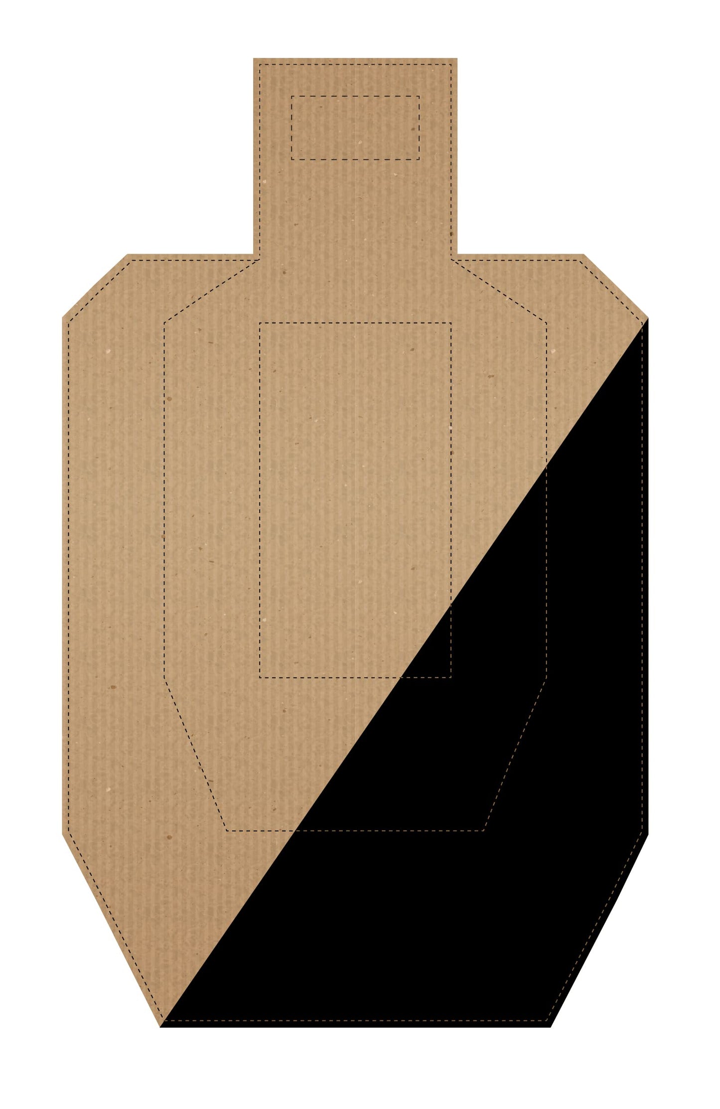 Official USPSA/IPSC Cardboard Targets, Competition Torso Target, Silhouette Shooting Target, Cardboard Targets. Made in USA (USPSA Hard Cover Version 2, 20 Target Pack)