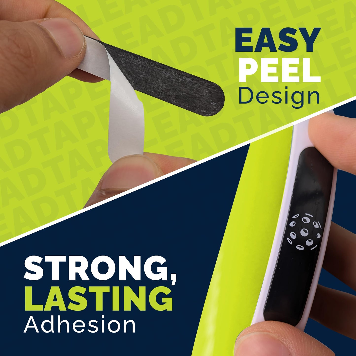 MIGHTY HALO Lead Tape for Pickleball Paddles | Pre-Cut 3g Strips | Plastic-Coated, High-Performance Adhesive Weights