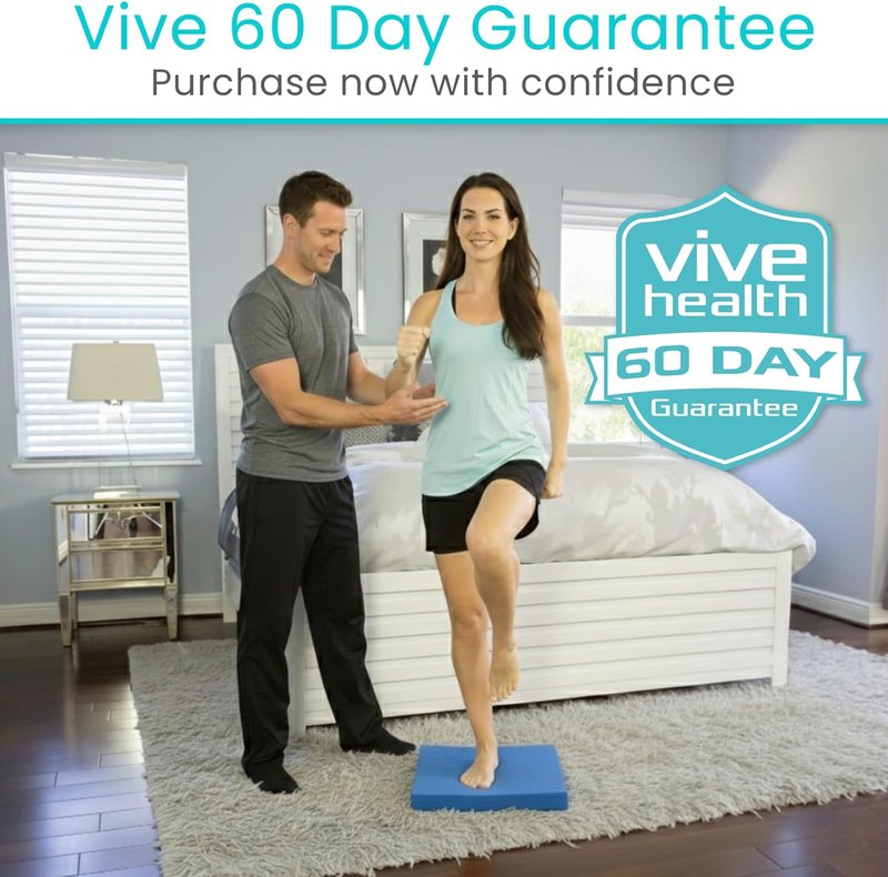 Balance Pad - Large Foam Yoga Mat for Physical Therapy & Stability Training | Ideal for Knee, Ankle Exercises & Rehab