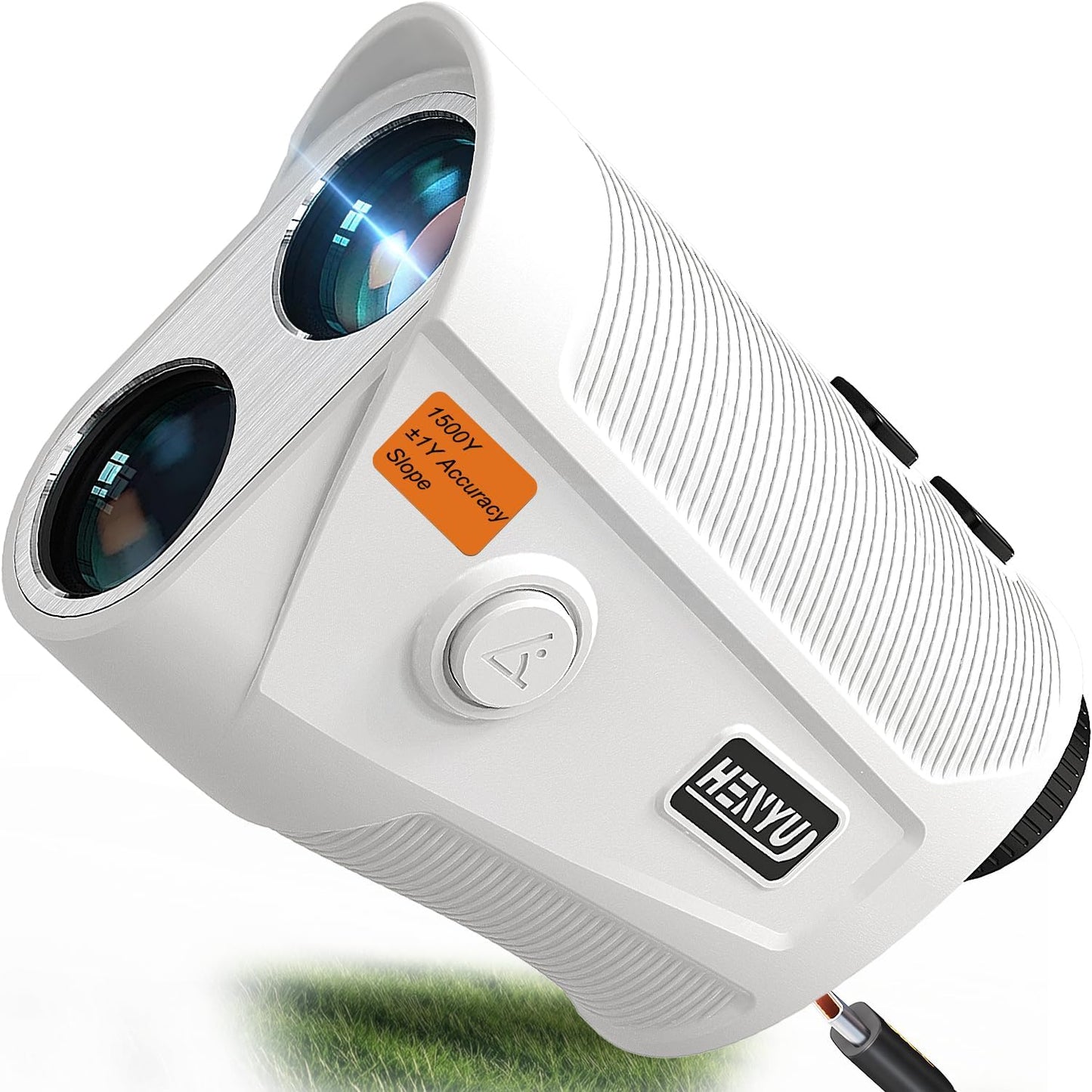 Golf Rangefinder with Slope - 1500 Yards Laser Range Finder for Accurate Golfing & Hunting | 7X Magnification, USB-C Rechargeable