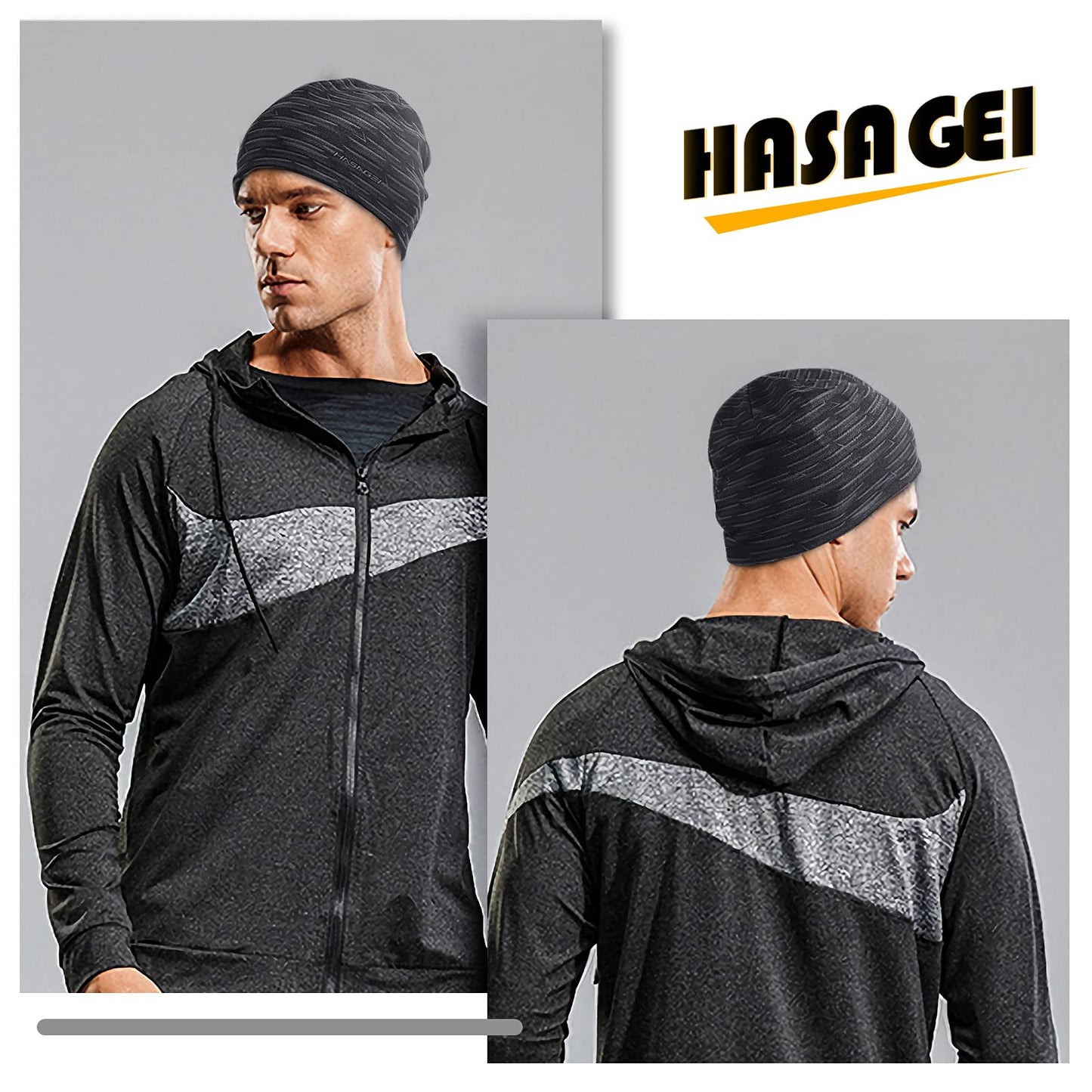 HASAGEI Skull Caps for Men, Women Breathable Helmet Liner, Cycling Cap Under Helmet Lightweight Beanie Hat Cold Season Warm Sports Skull Cap Antistatic Printed Hat
