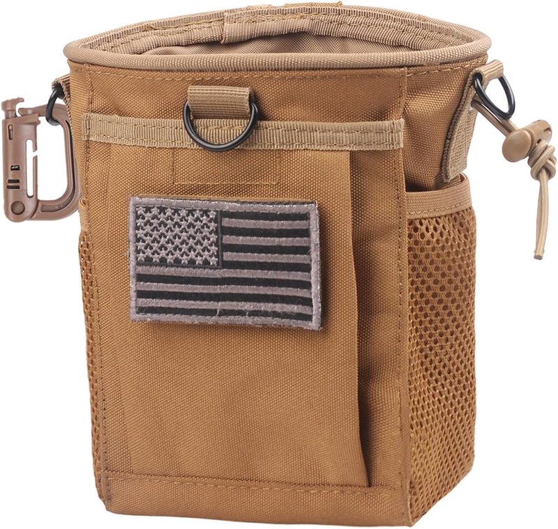 XTACER Tactical Molle Dump Pouch - Versatile Military Storage Bag for Magazines & Ammo | Durable Utility Belt Accessory