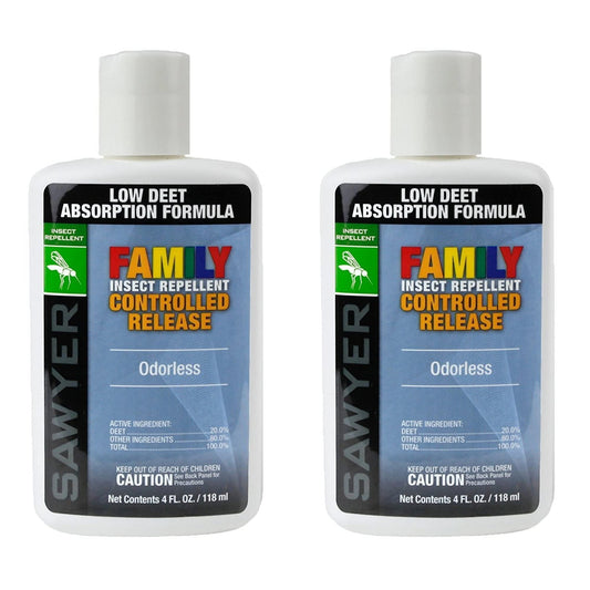 Sawyer Products 20% DEET Premium Family Insect Repellent Controlled Release(Pack of 2 )